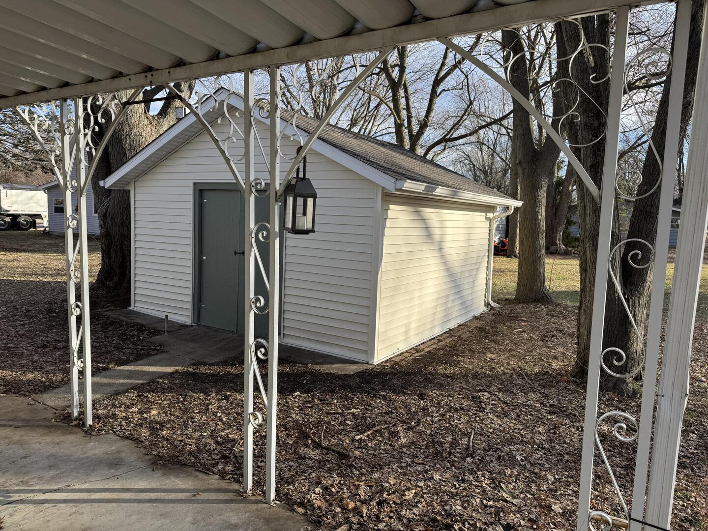 281 East Sprague Street Bement, IL 61813 - Photo 22 of 24 a view of a house with a yard