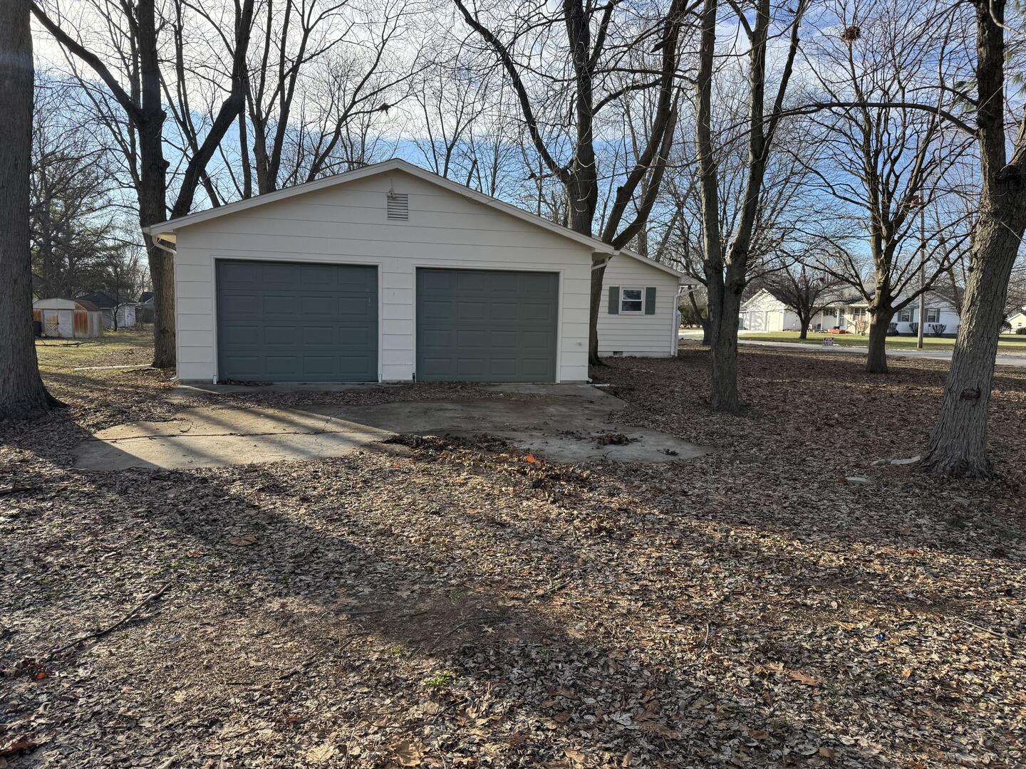 281 East Sprague Street Bement, IL 61813 - Photo 24 of 24 a view of a house with a yard covered in snow