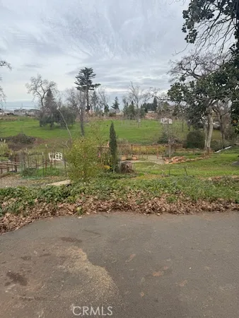 a view of a yard with an outdoor space