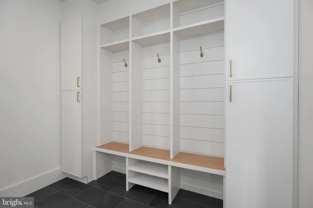 a room with walk in closet