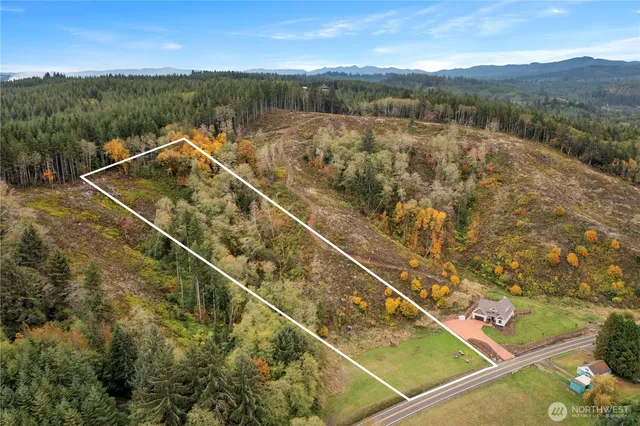 a view of a lake with a mountain