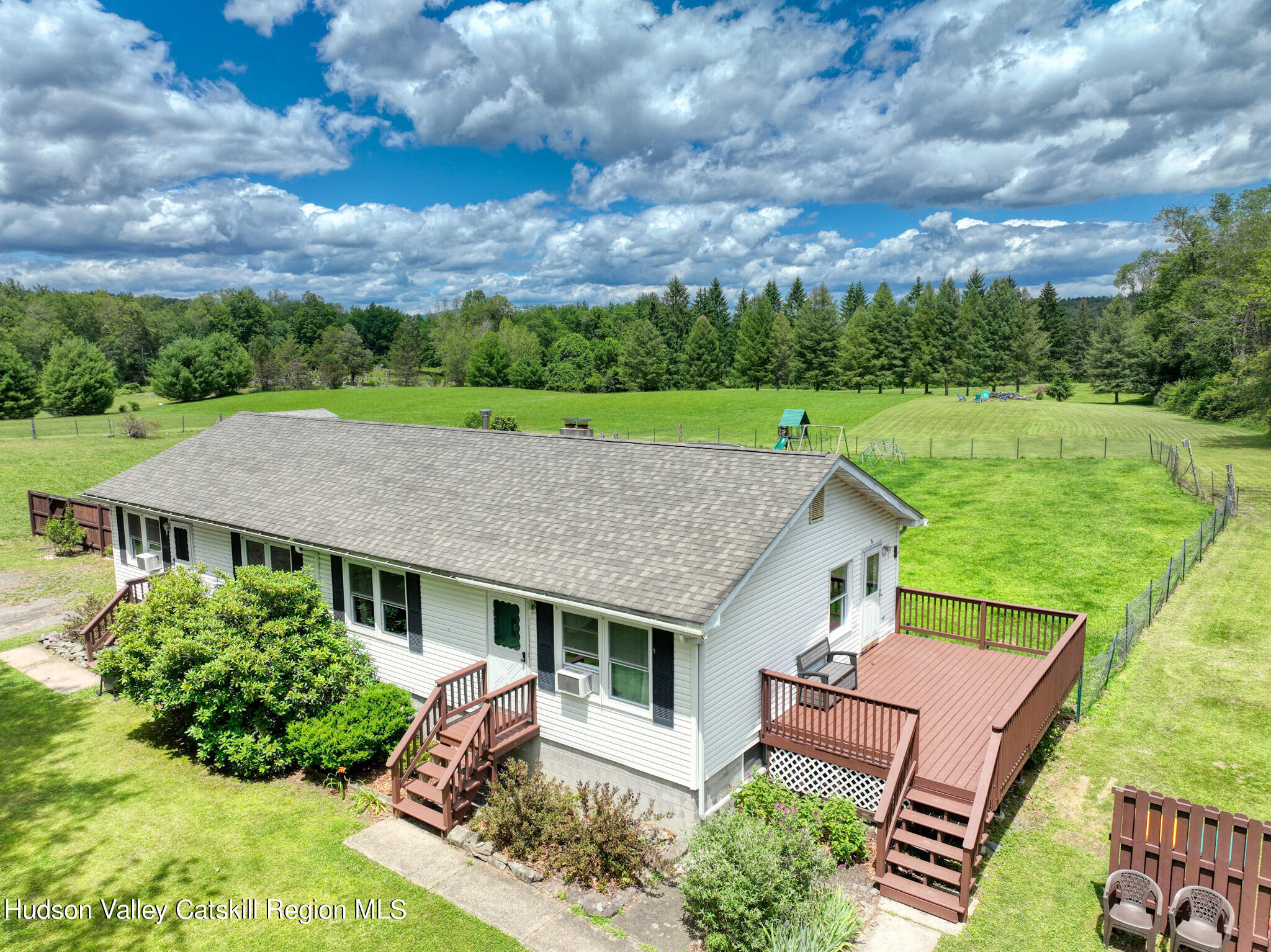 1262 County Road 2 Olivebridge, NY 12461 - Photo 2 of 42 a aerial view of a house with yard and green space