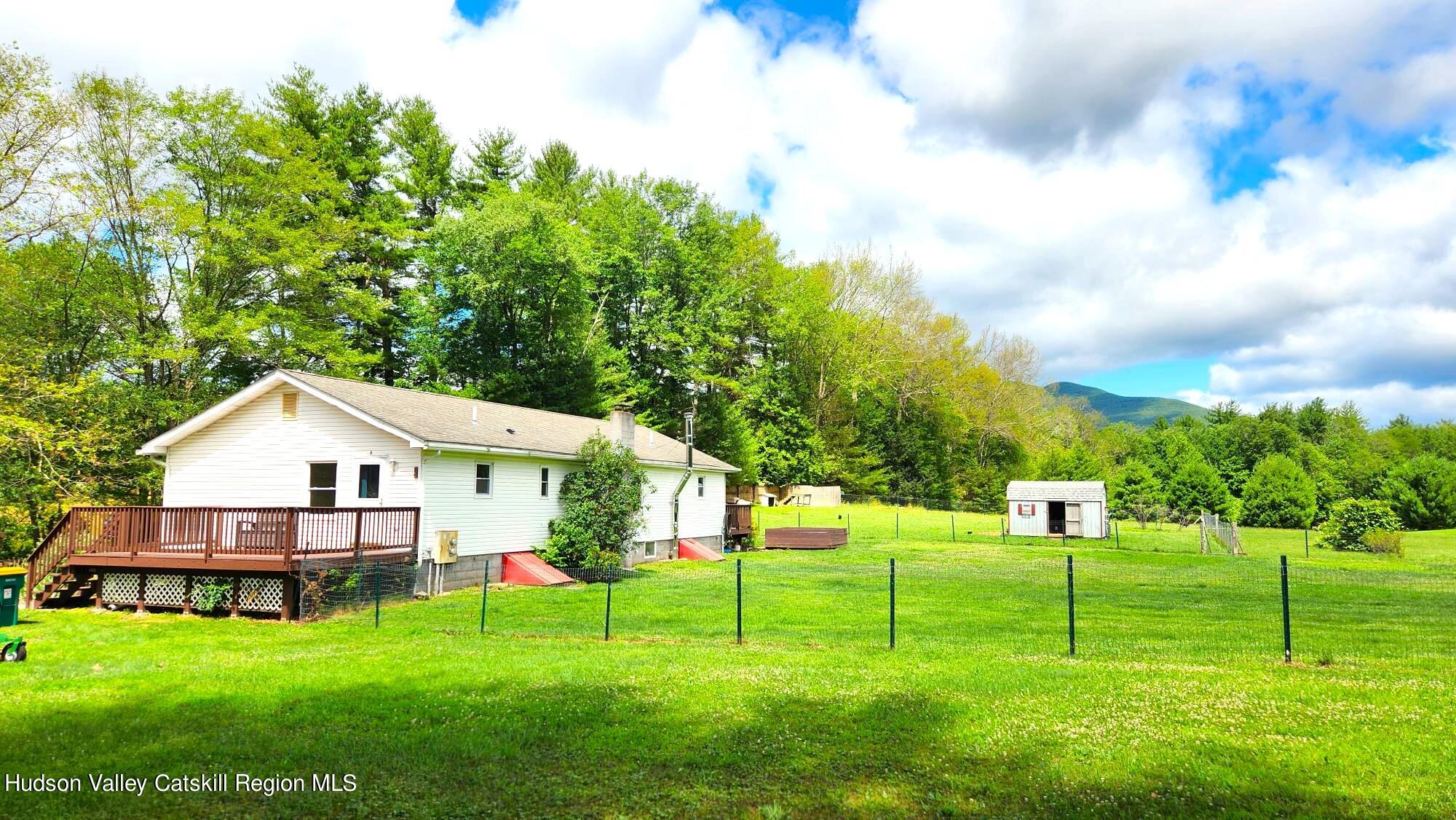 1262 County Road 2 Olivebridge, NY 12461 - Photo 26 of 42 a view of an house with backyard and trees
