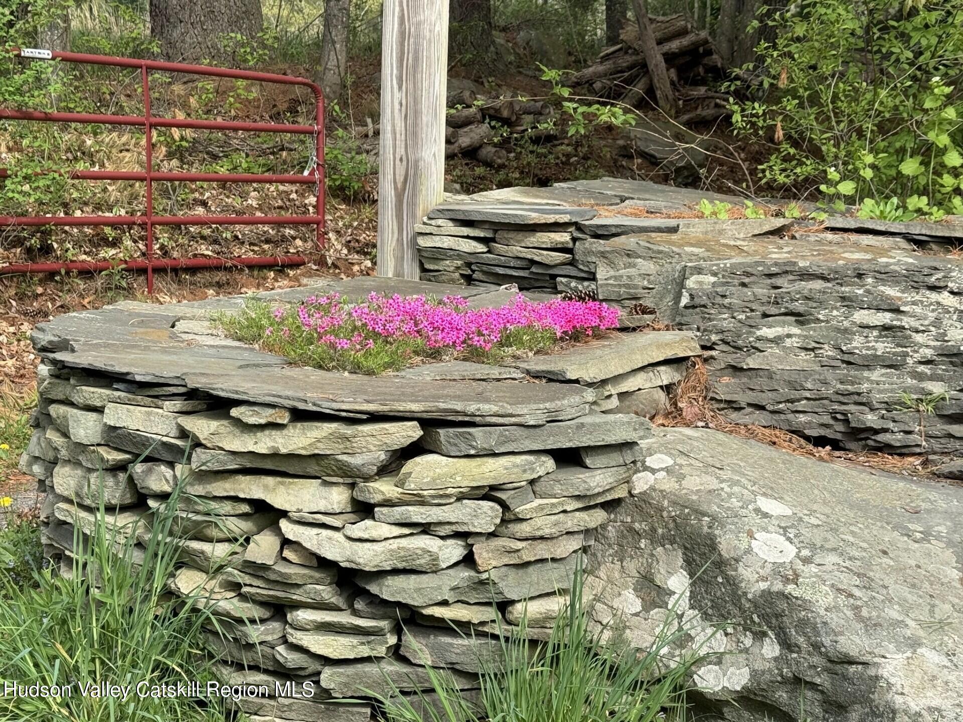 1262 County Road 2 Olivebridge, NY 12461 - Photo 37 of 42 a wooden bench with some trees