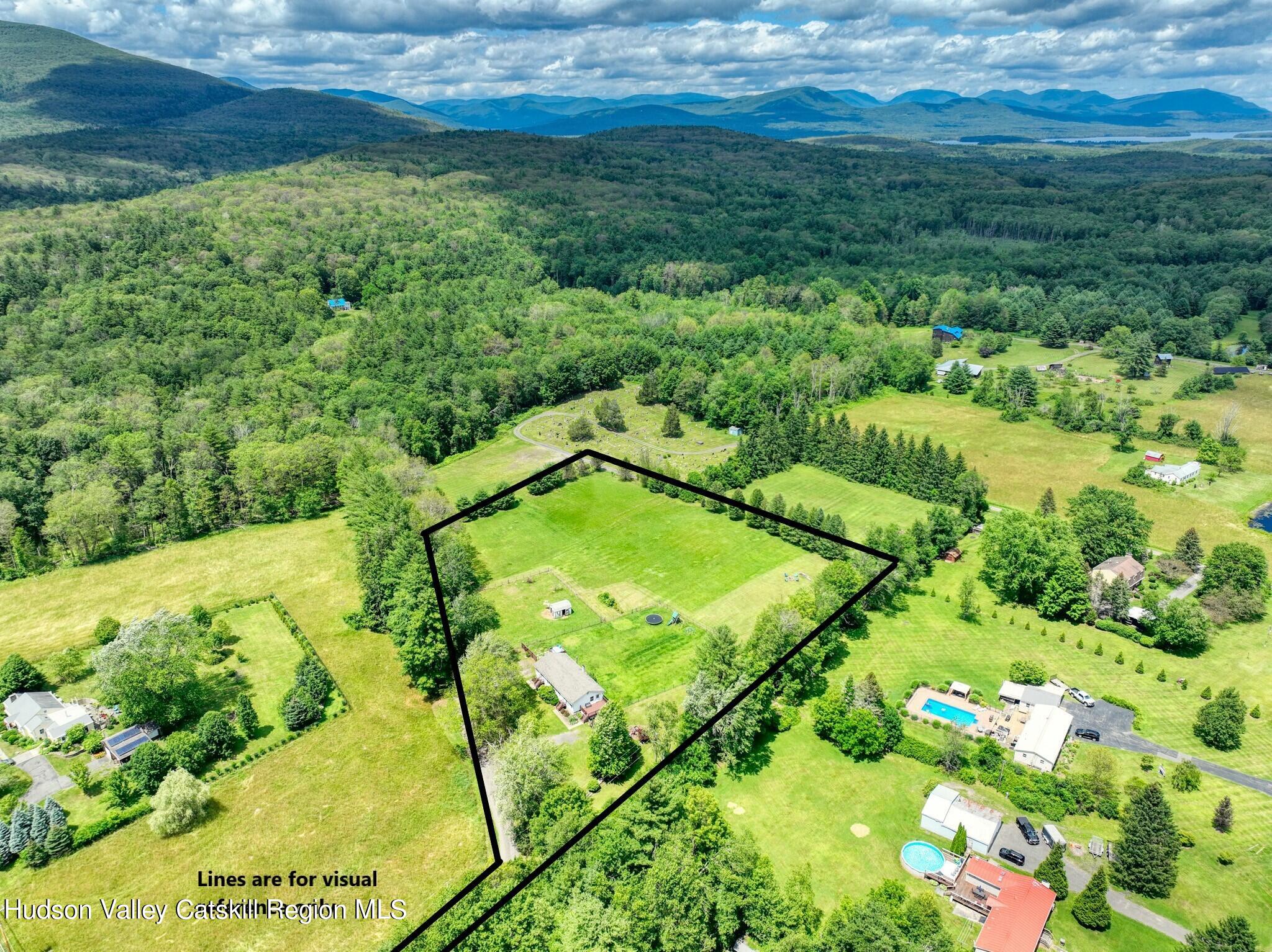 1262 County Road 2 Olivebridge, NY 12461 - Photo 5 of 42 a view of a garden with an outdoor space