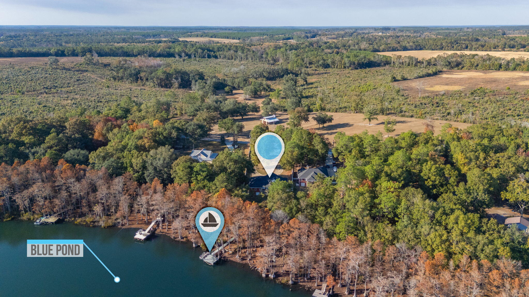 516 Blue Pond Circle Ponce de Leon, FL 32455 - Photo 37 of 39 a view of a city street with tall trees