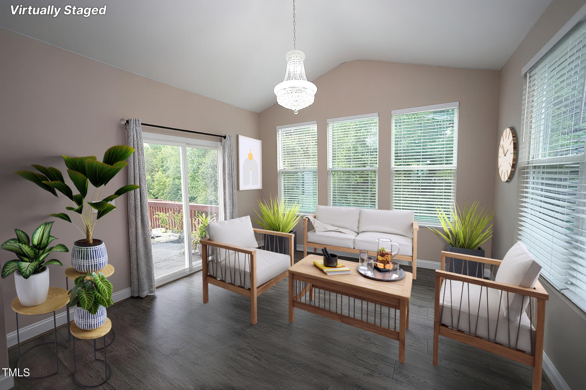 4416 Walker Hallow Street Raleigh, NC 27616 - Photo 11 of 28 a living room with furniture and a large window