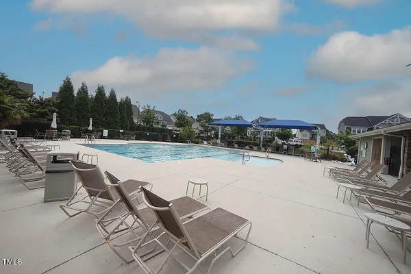 a view of a lake with a yard