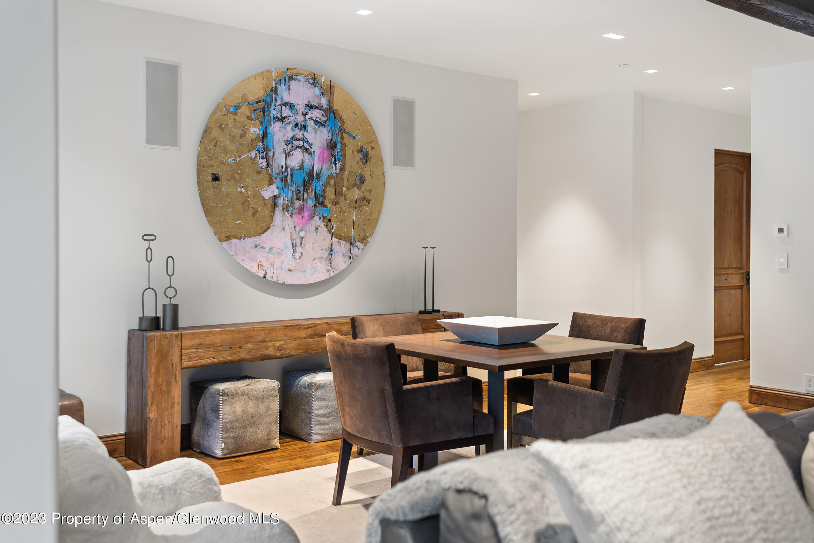 1819 Maroon Creek Road Aspen, CO 81611 - Photo 24 of 43 a view of a dining room with furniture