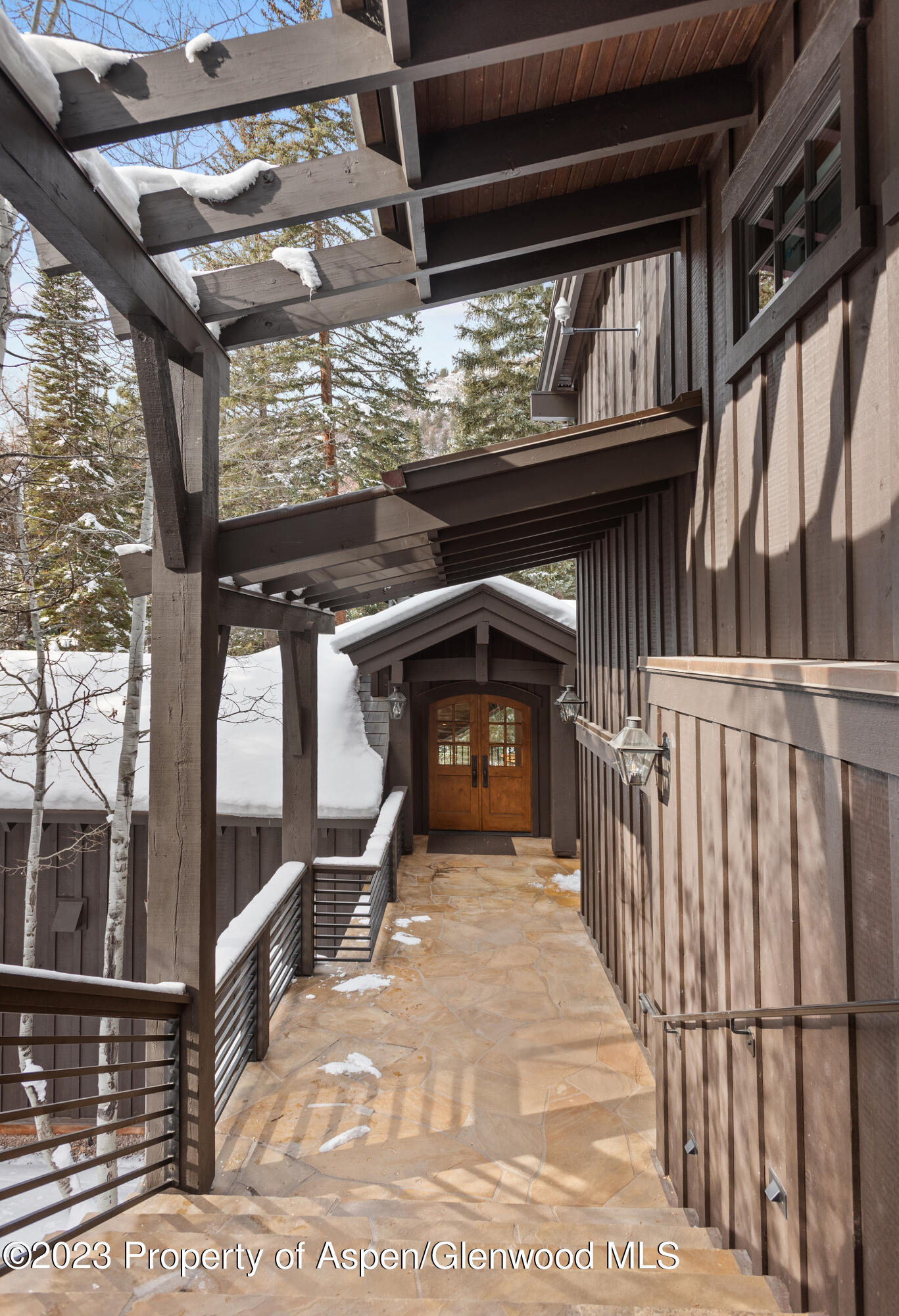 1819 Maroon Creek Road Aspen, CO 81611 - Photo 43 of 43 a view of a porch