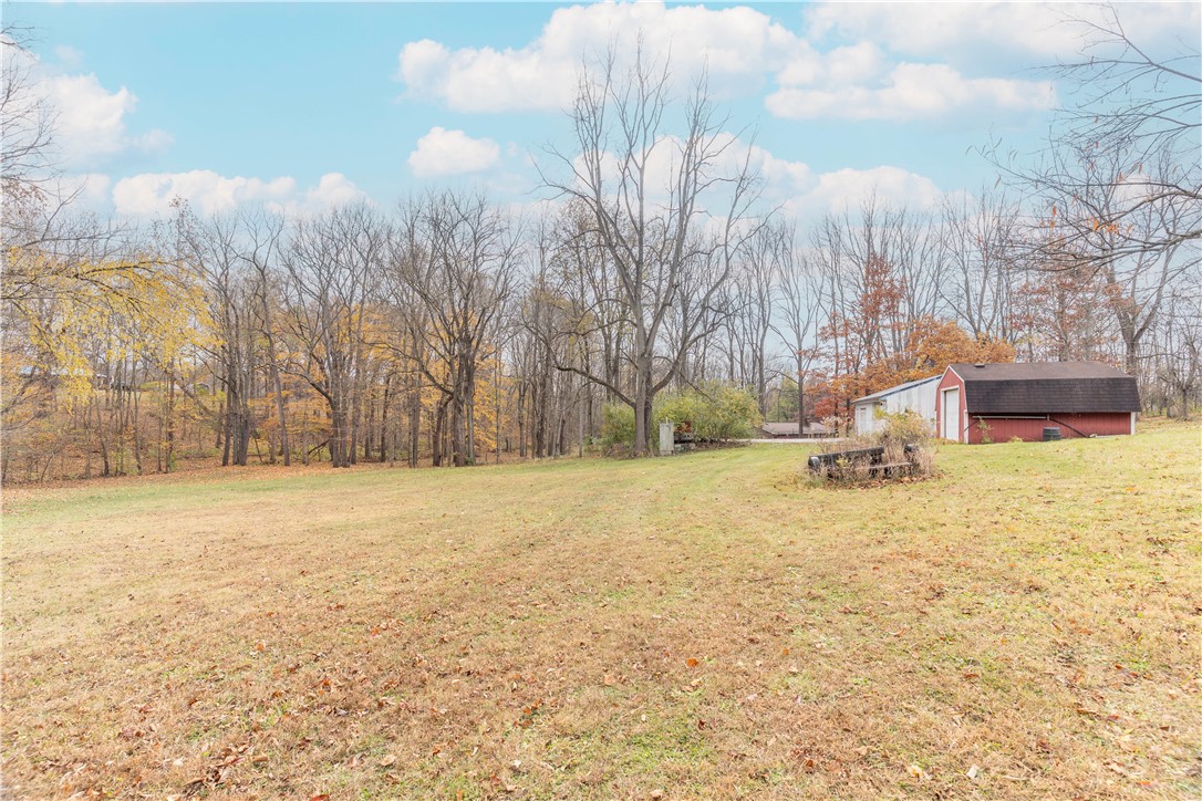 18333 Lefevre Number 2 Road Sidney, OH 45365 - Photo 20 of 25 Expansive green lot framed by mature trees, offering a private, idyllic setting for your ideal home.