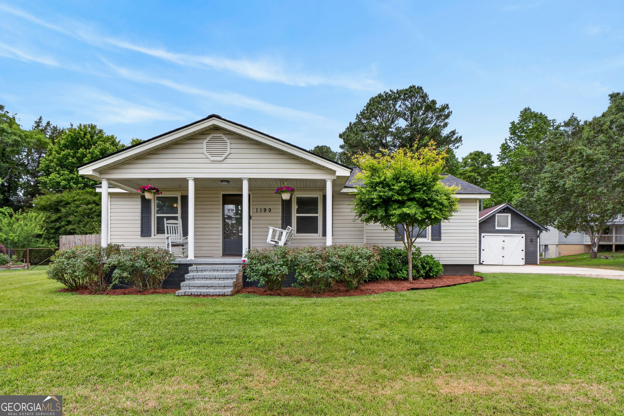 1199 Youngs Mill Road LaGrange, GA 30241 - Photo 3 of 33 a front view of house with yard and green space