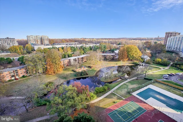 an aerial view of a houses