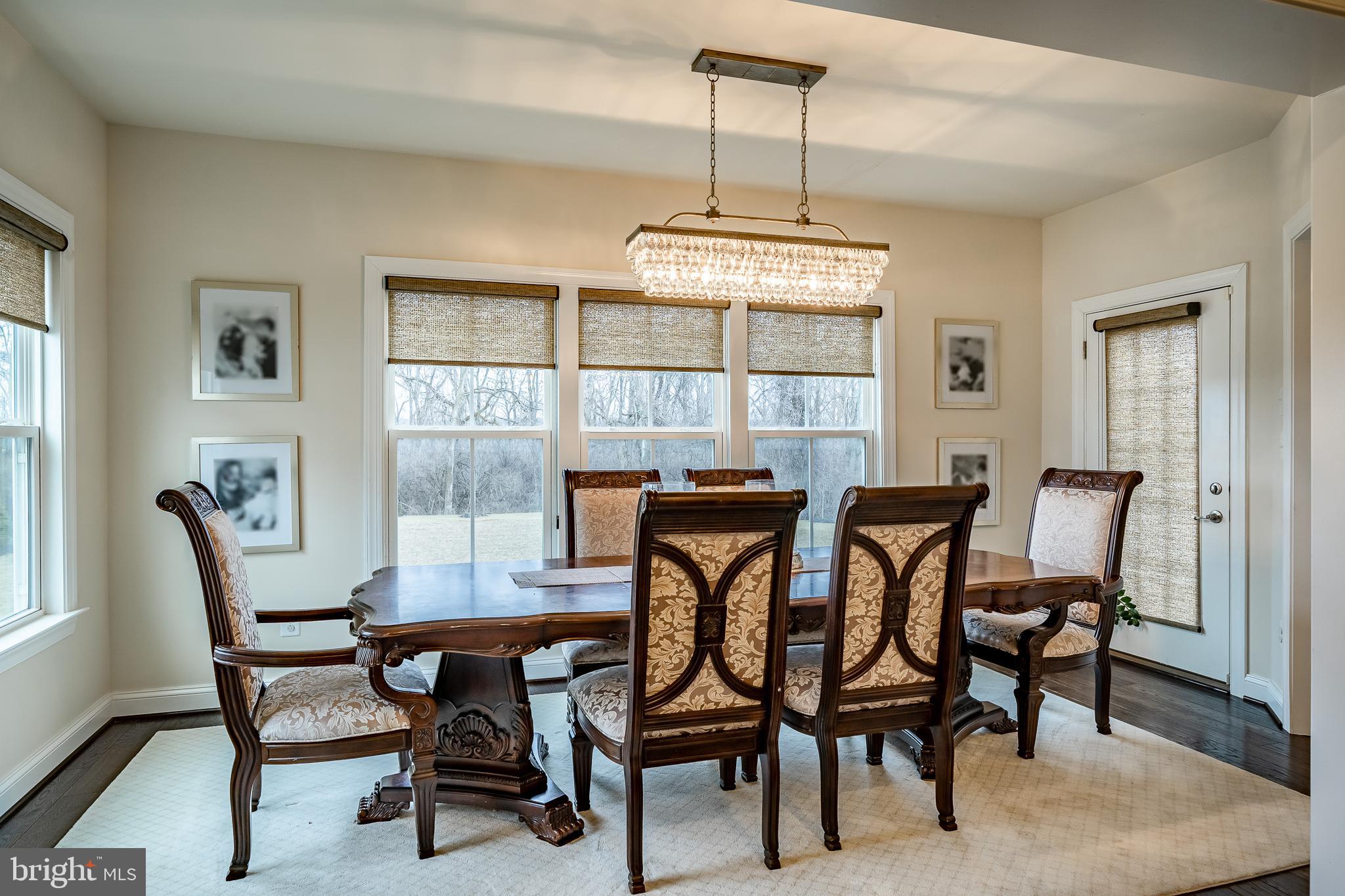 422 Quarry Point Road Malvern, PA 19355 - Photo 14 of 46 a view of a dining room with furniture window and outside view