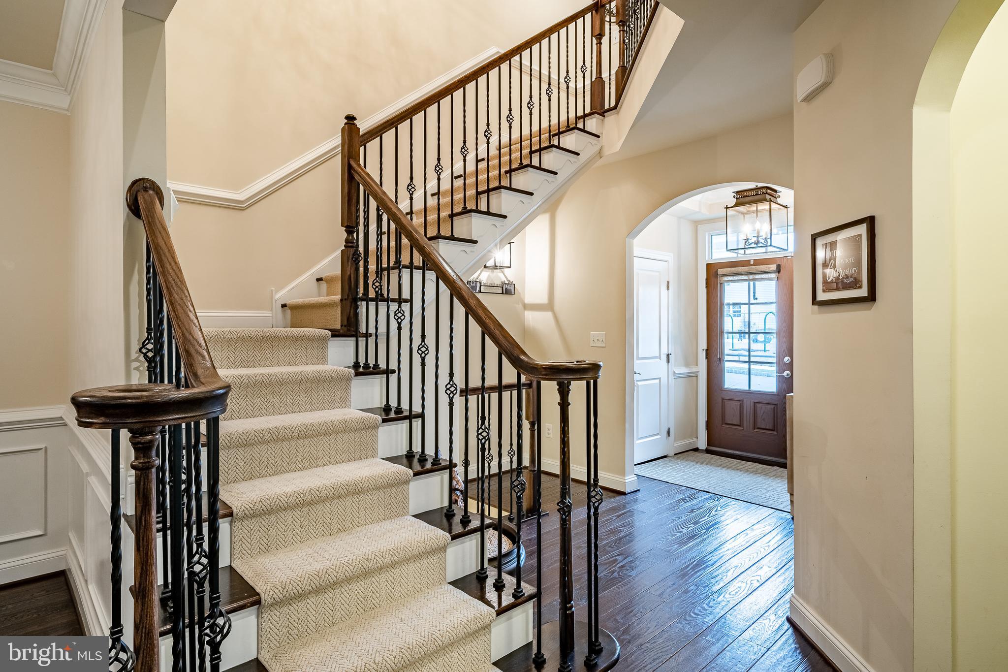 422 Quarry Point Road Malvern, PA 19355 - Photo 6 of 46 a view of entryway and hall with wooden floor