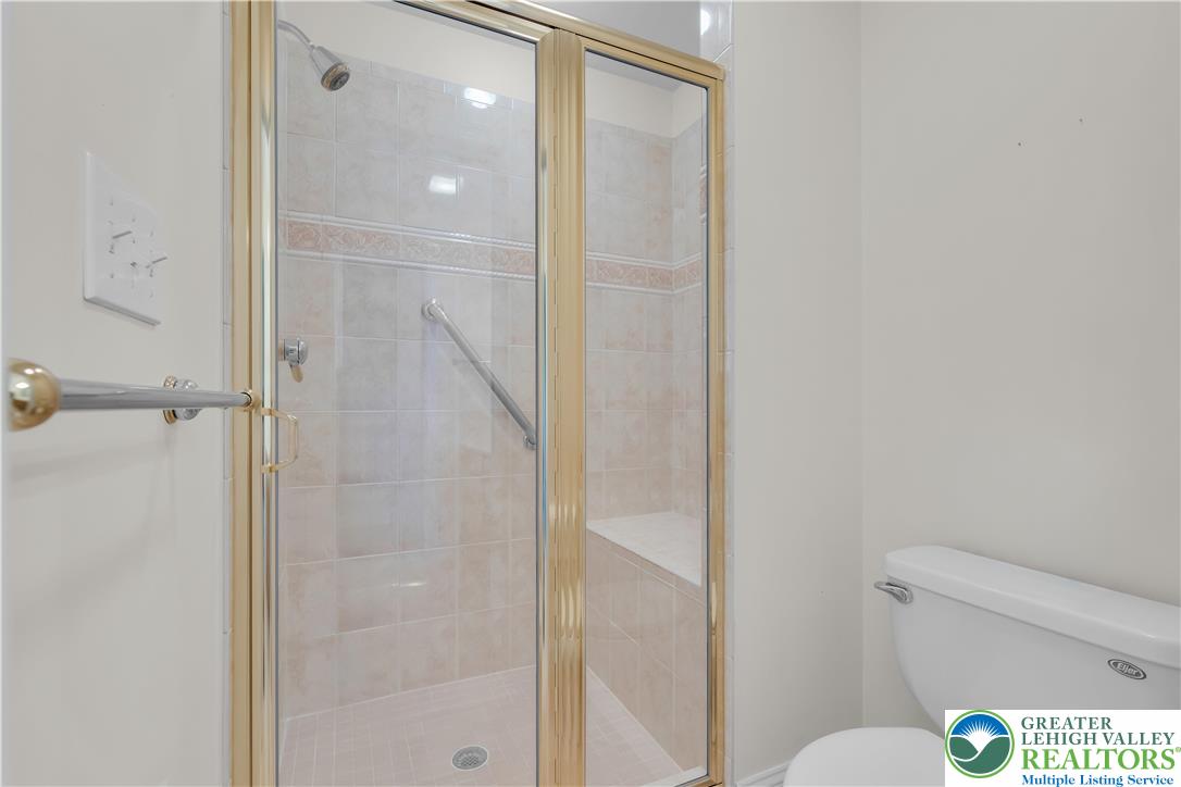 268 Jefferson Place Bethlehem, PA 18020 - Photo 29 of 49 a bathroom with a shower and a toilet