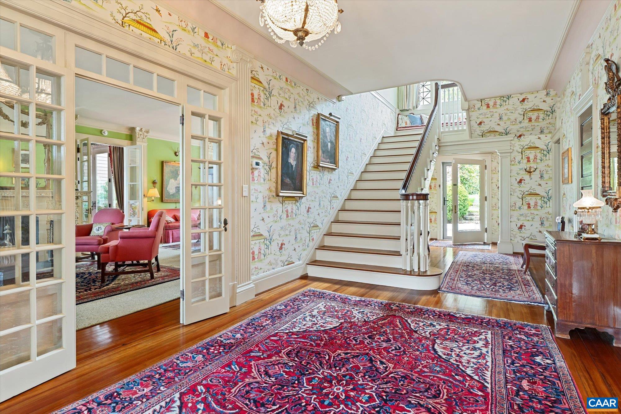 356 Routier Hill Road Hot Springs, VA 24445 - Photo 27 of 75 a living room with furniture and a rug