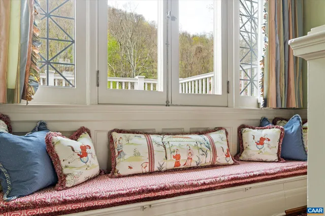 a view of building with a potted plant