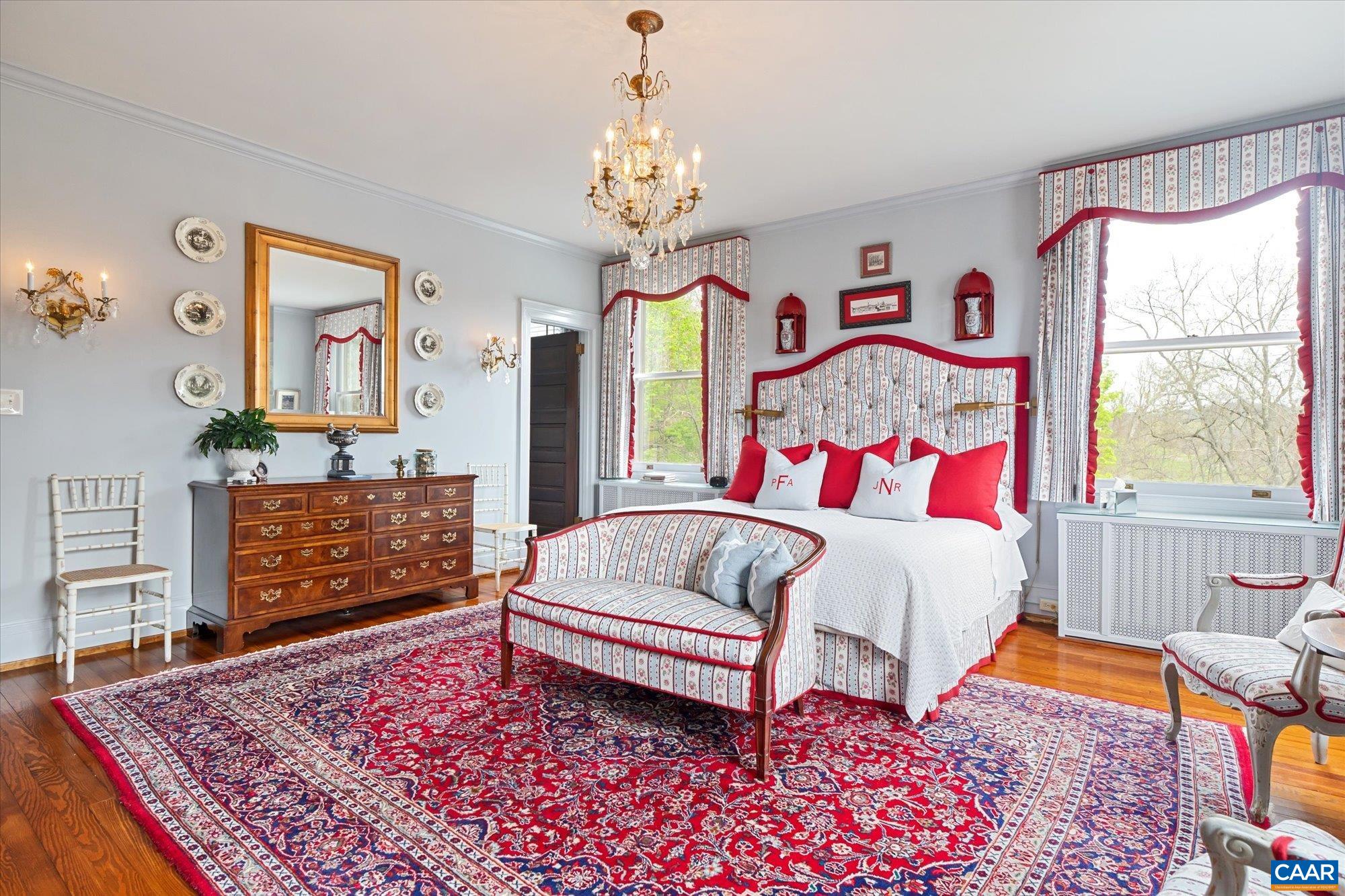 356 Routier Hill Road Hot Springs, VA 24445 - Photo 47 of 75 a bedroom with a bed and a dresser in it