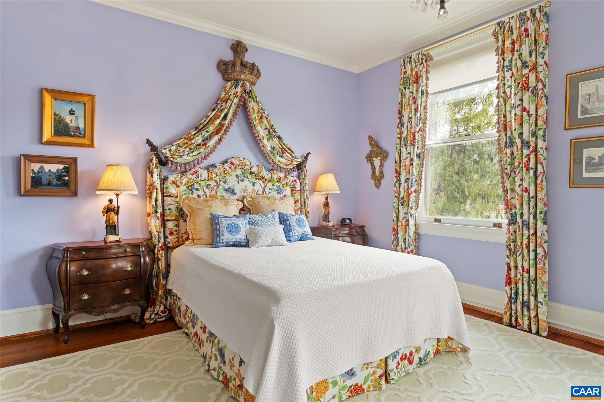 356 Routier Hill Road Hot Springs, VA 24445 - Photo 52 of 75 a bedroom with a bed and a window