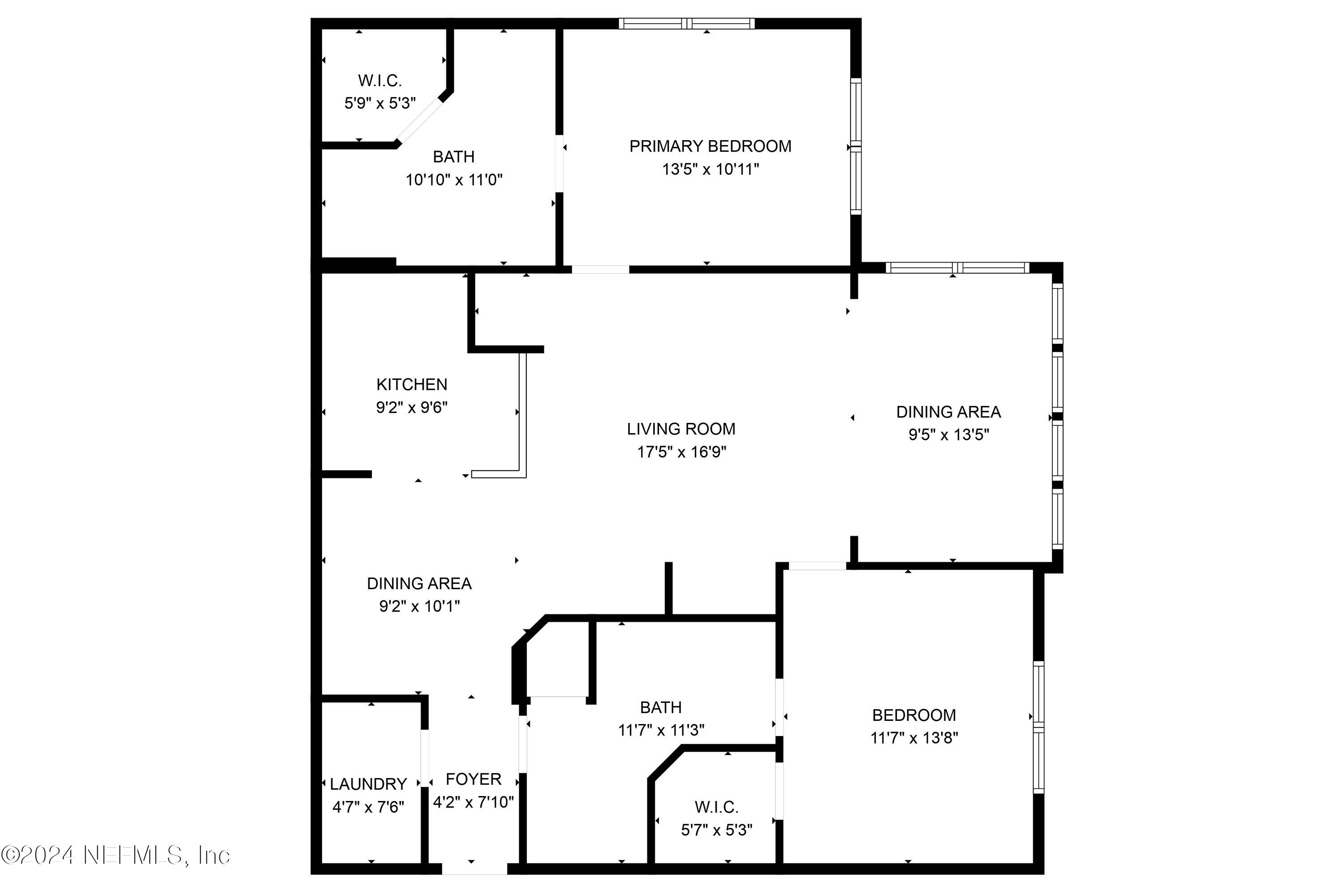 8550 Touchton Road, Unit 917 Jacksonville, FL 32216 - Photo 22 of 22 Unit Floor Plan