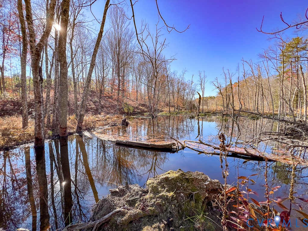 0 Bull Neck Road Tappahannock, VA 22560 - Photo 26 of 49 a view of a water pond with sitting area