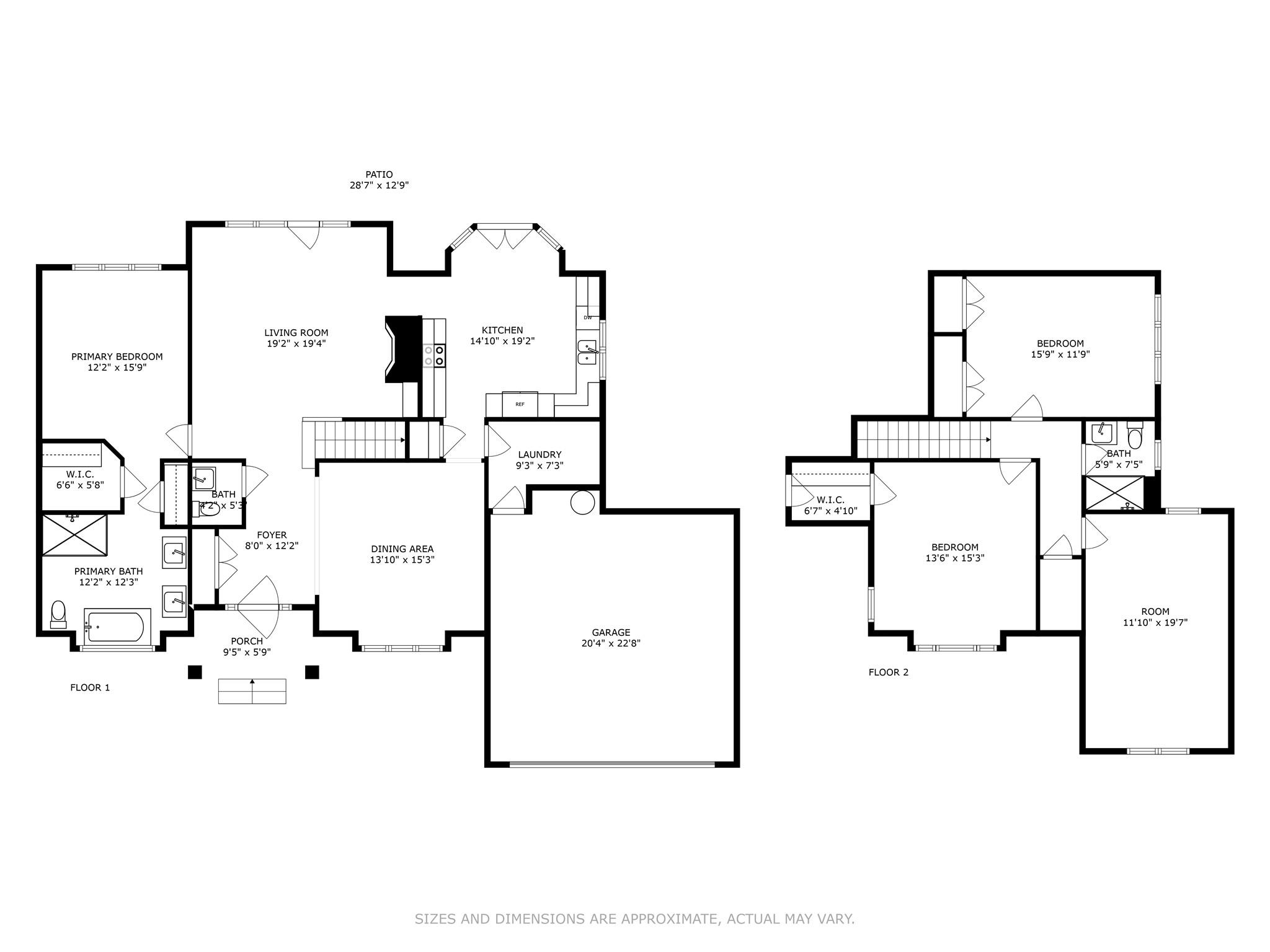 26056 Neptunes Landing Fort Mill, SC 29708 - Photo 45 of 47 a picture of floor plan