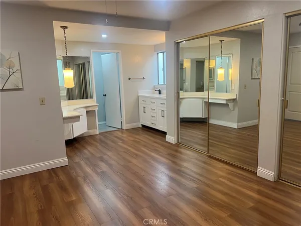 wooden floor and windows in a room