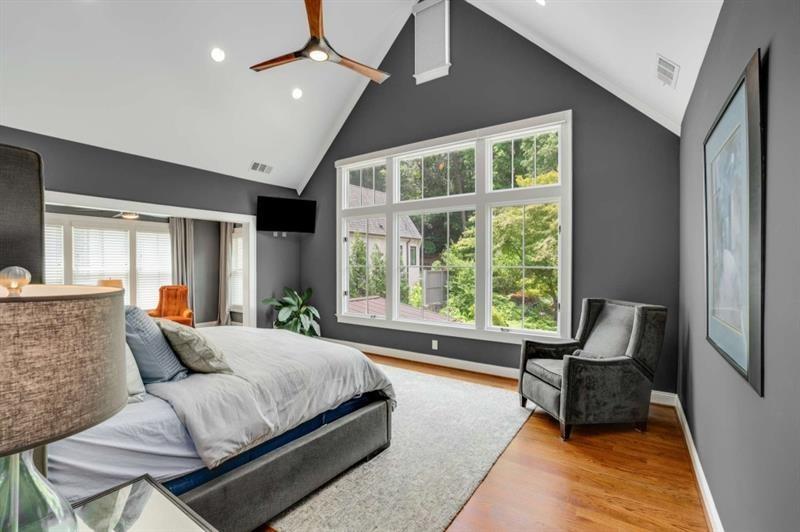 1678 Nottingham Way Northeast Atlanta, GA 30309 - Photo 15 of 57 a living room with furniture and a large window