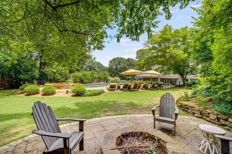 1678 Nottingham Way Northeast Atlanta, GA 30309 - Photo 52 of 57 a view of a garden with furniture