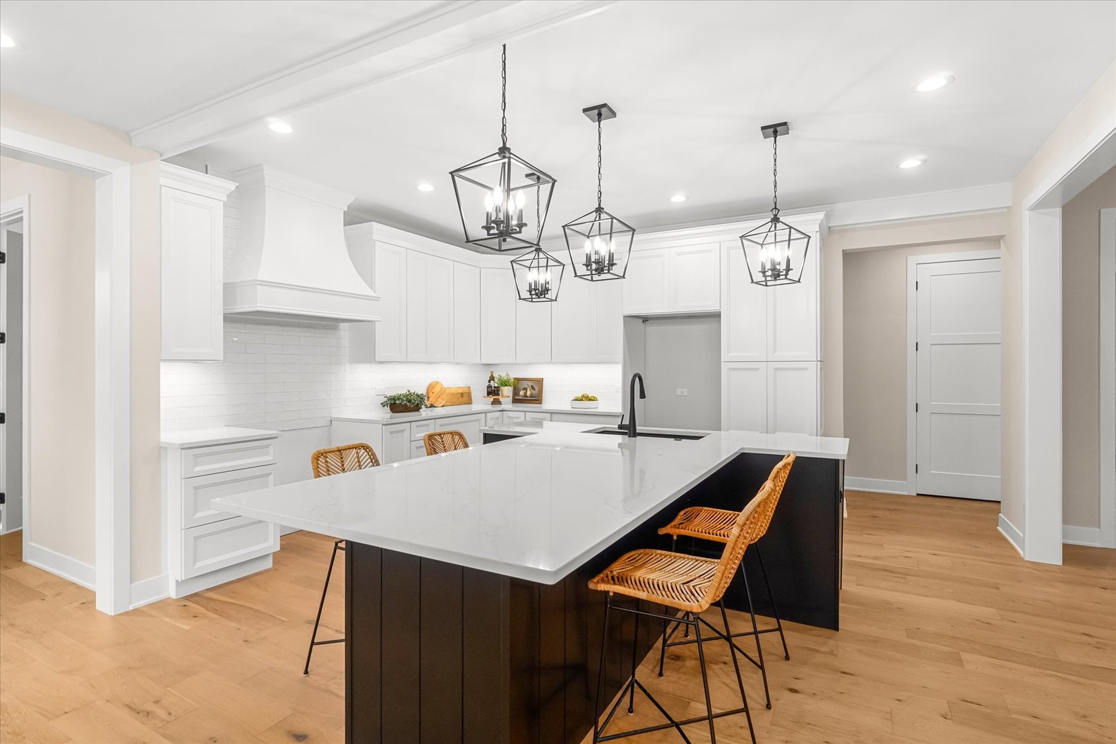 520 North Sleight Street Naperville, IL 60563 - Photo 6 of 51 a view of kitchen with cabinets and wooden floor