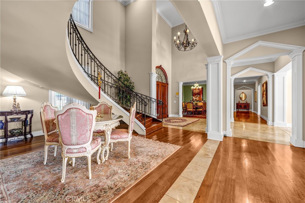 900 Fallen Leaf Road Arcadia, CA 91006 - Photo 8 of 51 a view of entryway and hall with wooden floor