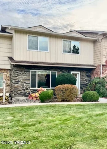 a front view of house with outdoor space and porch