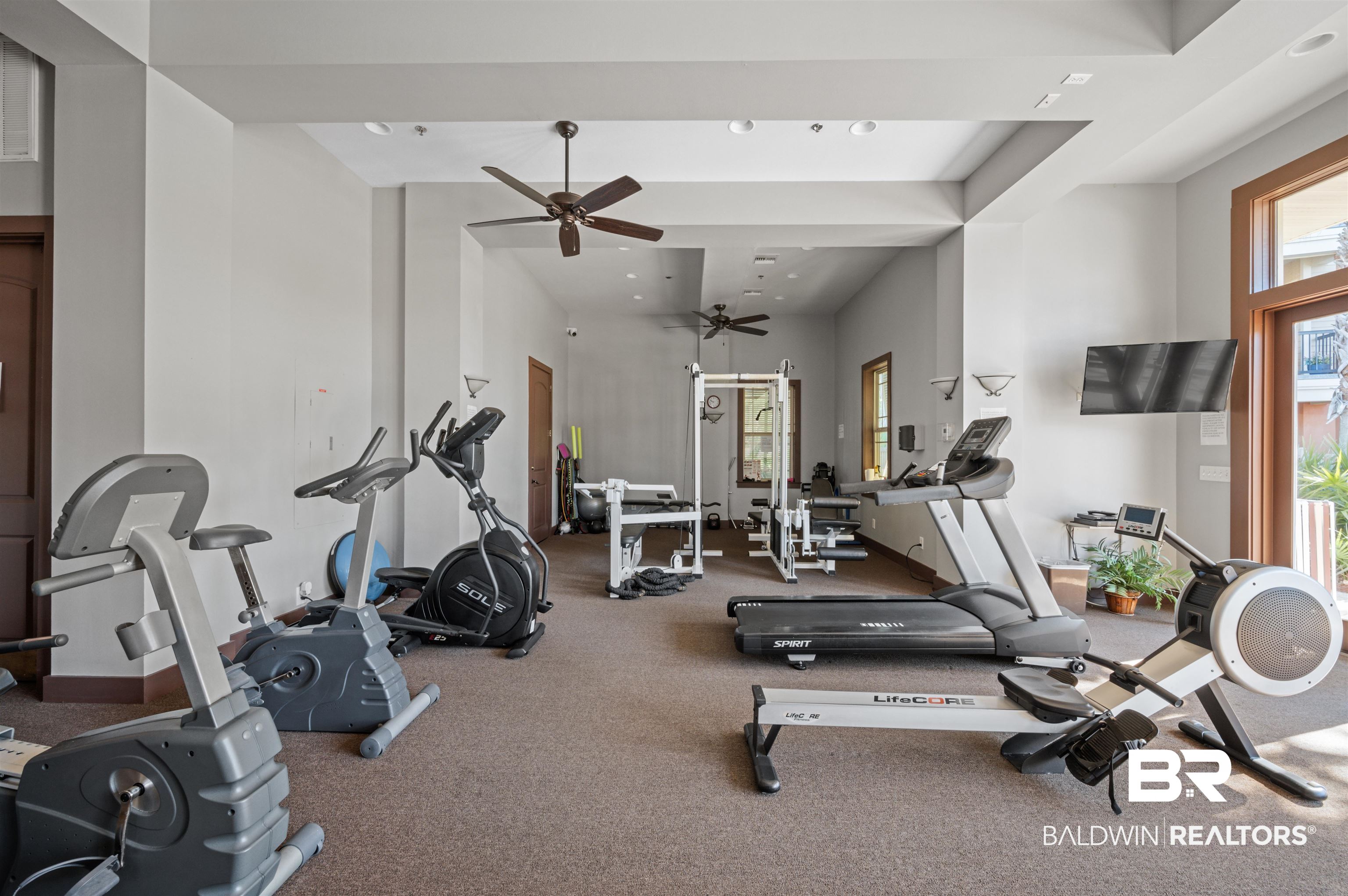 1430 Regency Road, Unit B202 Gulf Shores, AL 36542 - Photo 27 of 33 Exercise room featuring recessed lighting