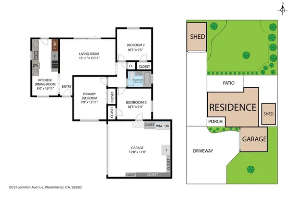 $989,000 | 8851 Jennrich Avenue, Westminster, CA 92683