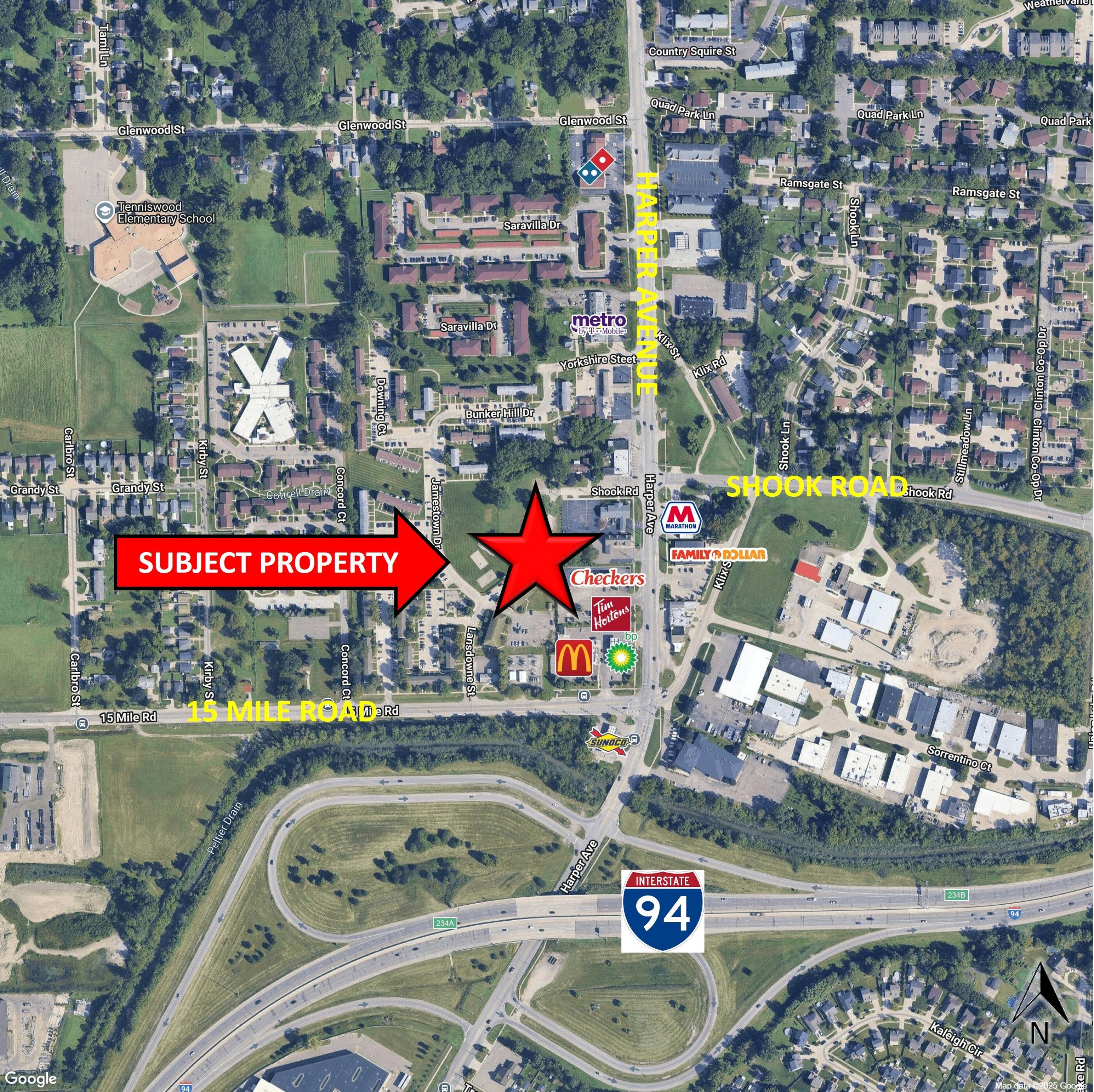 23880 Shook Road Clinton Township, MI 48035 - Photo 55 of 102 Aerial