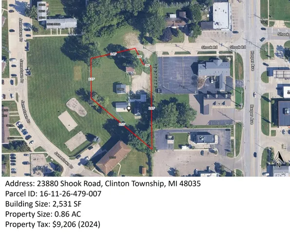 $325,000 | 23880 Shook Road, Clinton Township, MI 48035