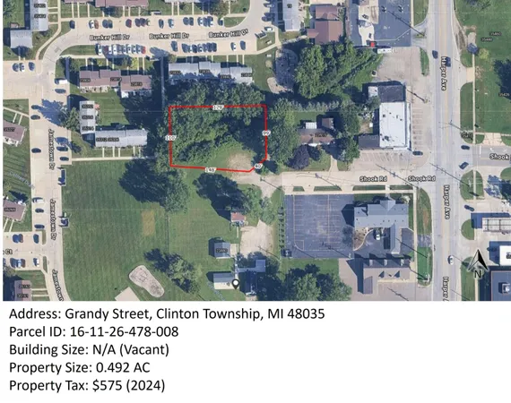 $294,500 | 23880 Shook Road, Clinton Township, MI 48035