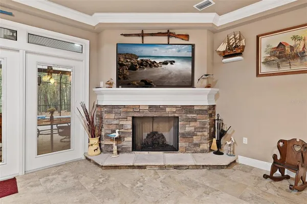 a kitchen with stainless steel appliances granite countertop a sink and refrigerator