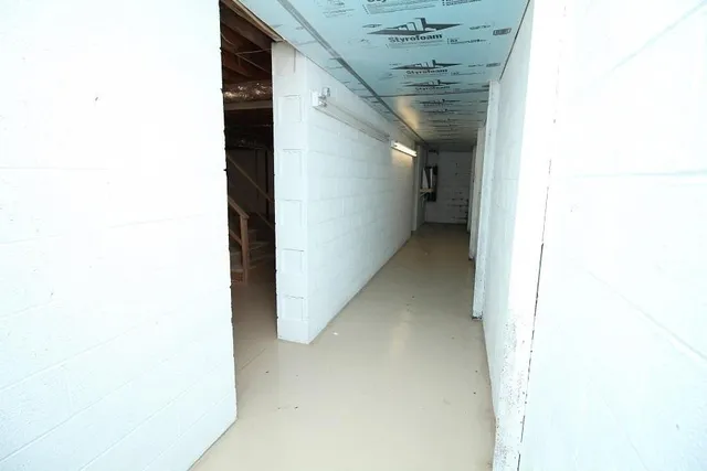 a view of a hallway