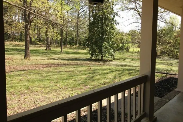 a view of outdoor space with trees