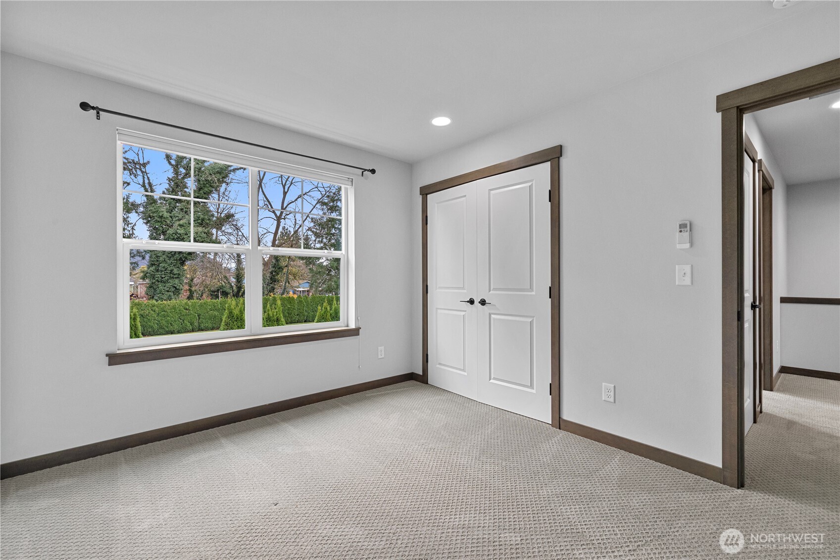 529 Ball Street, Unit A & B Sedro-Woolley, WA 98284 - Photo 20 of 31 an empty room with windows and closet
