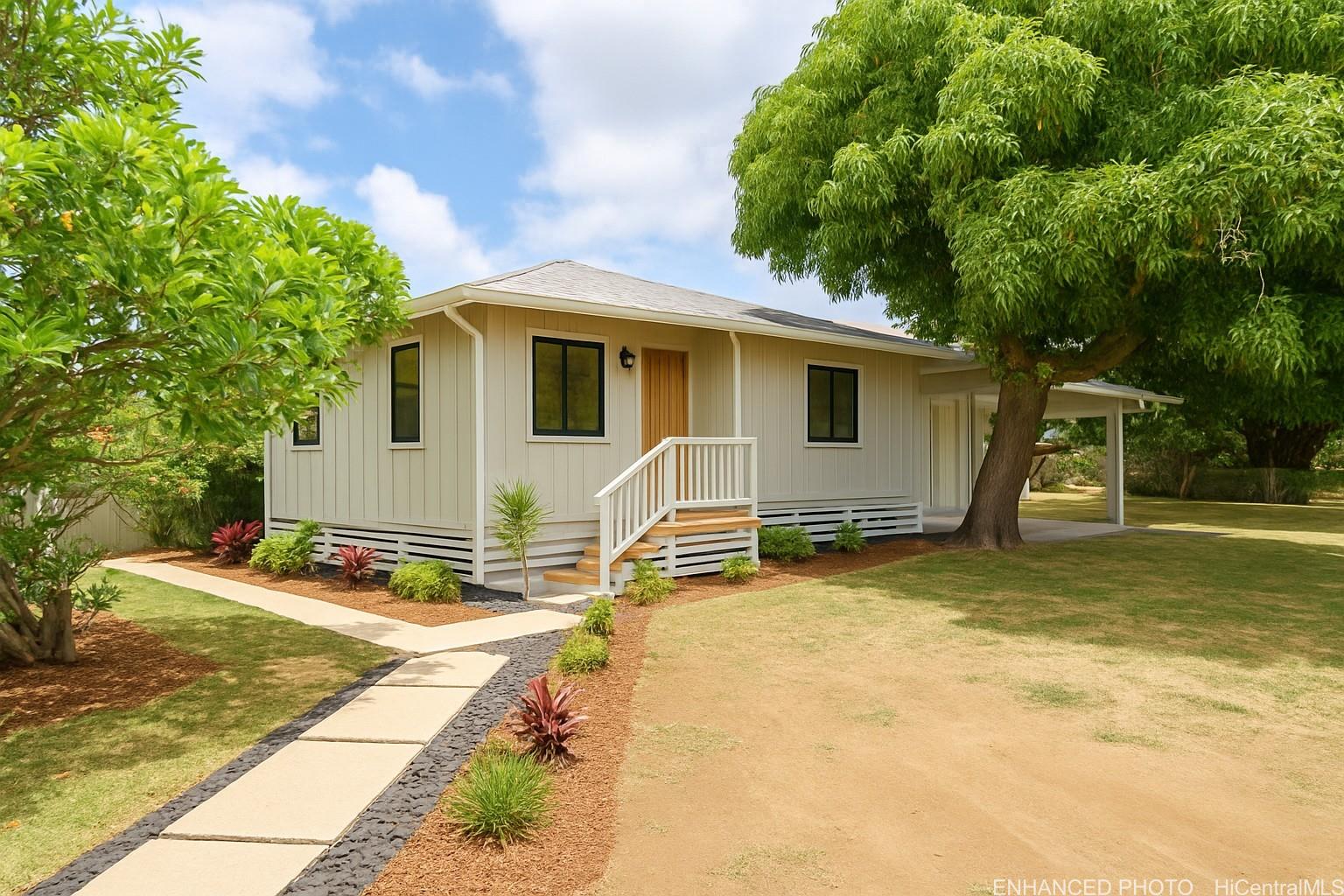 a front view of house with yard