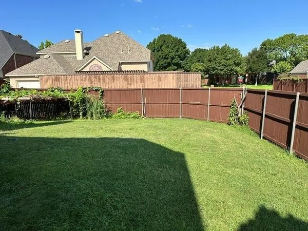 a view of a garden