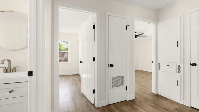 a view of a bathroom with utility room