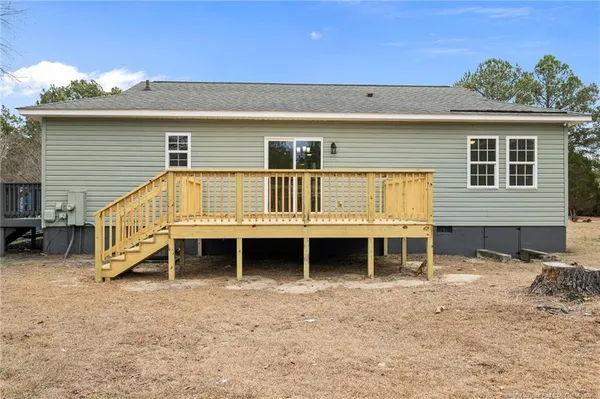 a view of a house with a balcony
