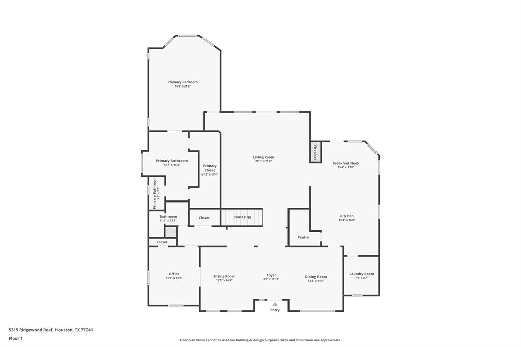 5315 Ridgewood Reef Houston, TX 77041 - Photo 33 of 35 a picture of floor plan