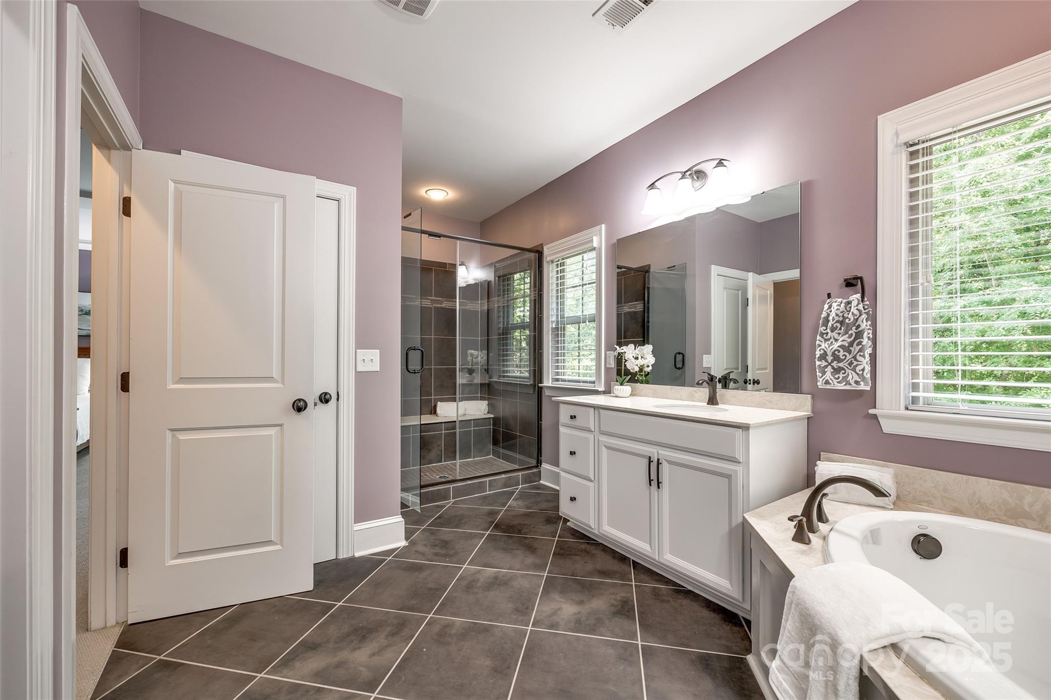 618 Chase Court Fort Mill, SC 29708 - Photo 29 of 48 a bathroom with a tub sink shower and mirror