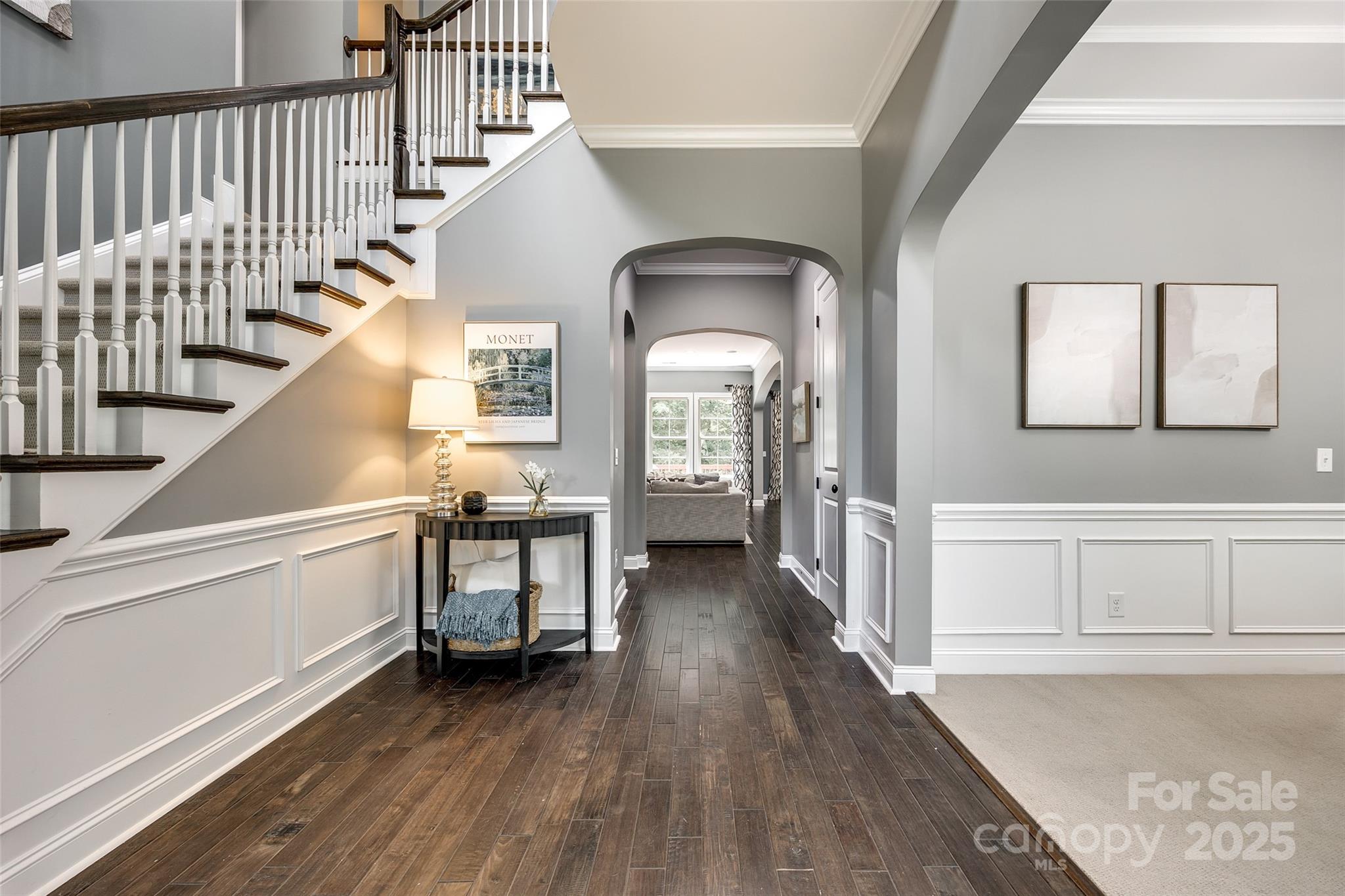 618 Chase Court Fort Mill, SC 29708 - Photo 7 of 48 a view of entryway and hall with wooden floor