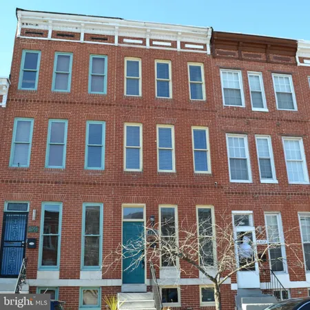 a front view of a building